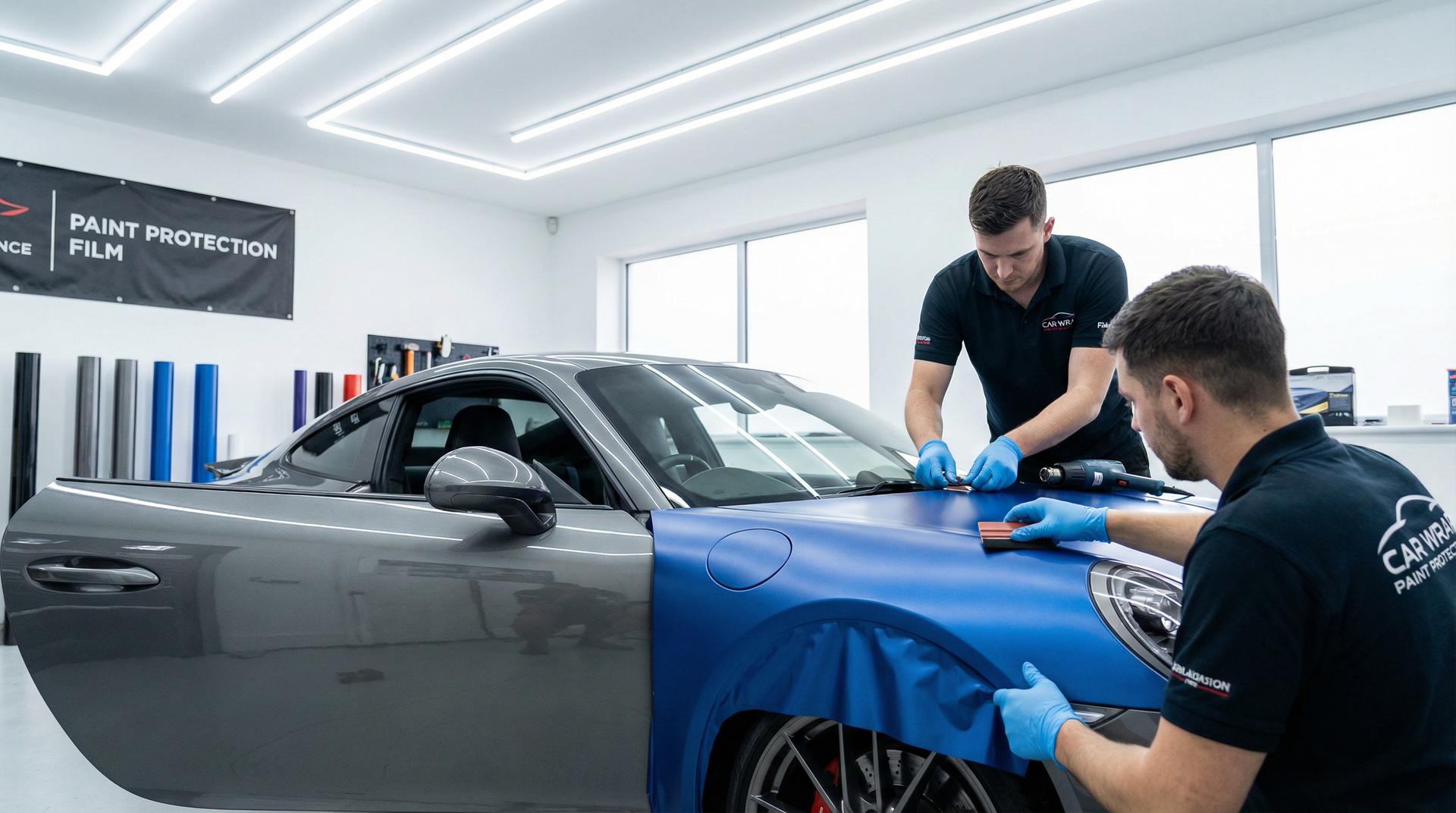 鉴黄师视频车身贴膜改色视频